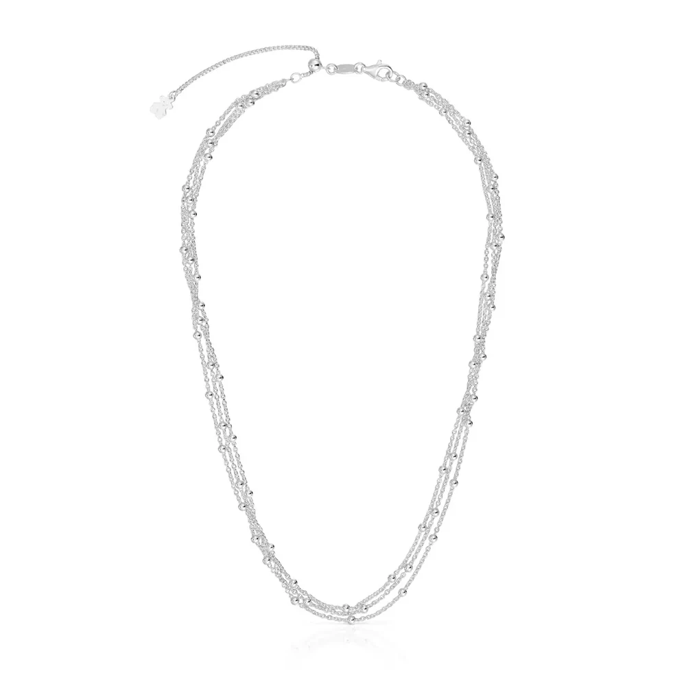 신세계인터넷면세점-토스-necklace-TOUS Short Silver Triple Necklace