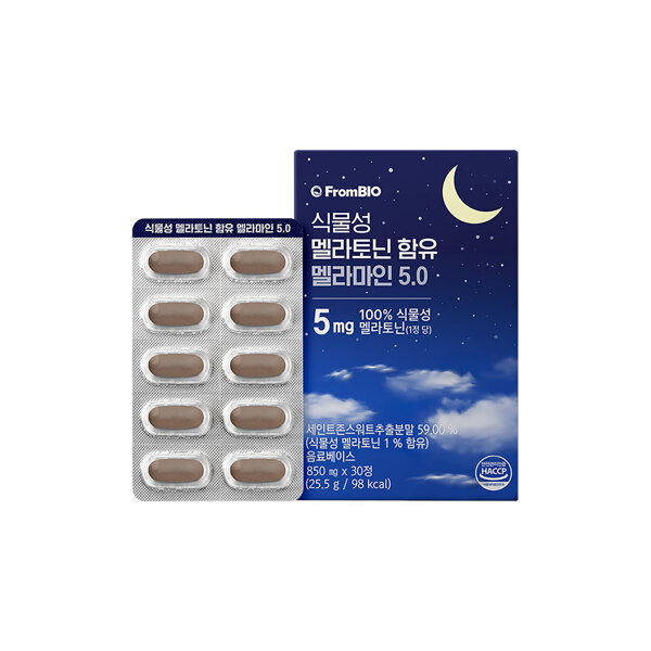 신세계인터넷면세점-프롬바이오-식물성 멜라토닌 함유 멜라마인5.0 (30정,1개월)