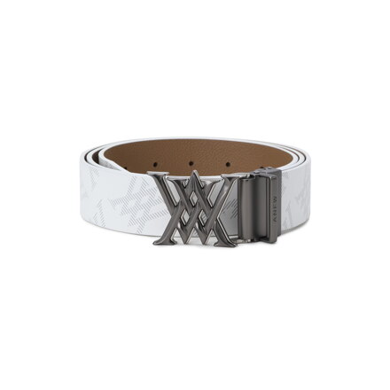 MEN TWO WAY PATTERN BELT_WH