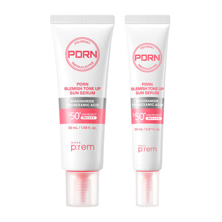 피디알엔 잡티 톤업 선세럼 기획 50ml+20ml