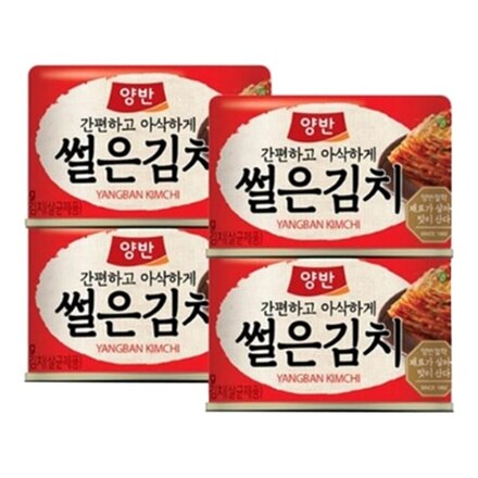 양반 캔김치  (160g*4개)
