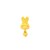 신세계인터넷면세점-주대복-bracelet-[Disney] 24K 골드 주토피아 주디 참 (39095)
