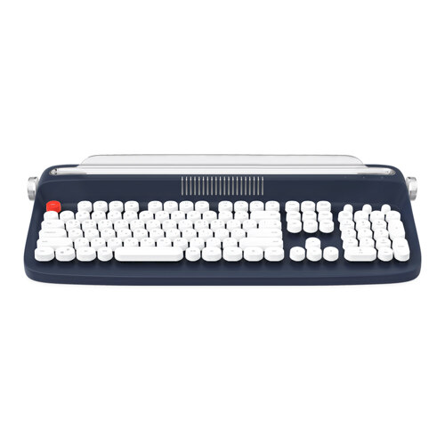 韩际新世界网上免税店-ACTTO-USB-[ACTTO] RETRO WIRELESS KEYBOARD W503 键盘 藏蓝