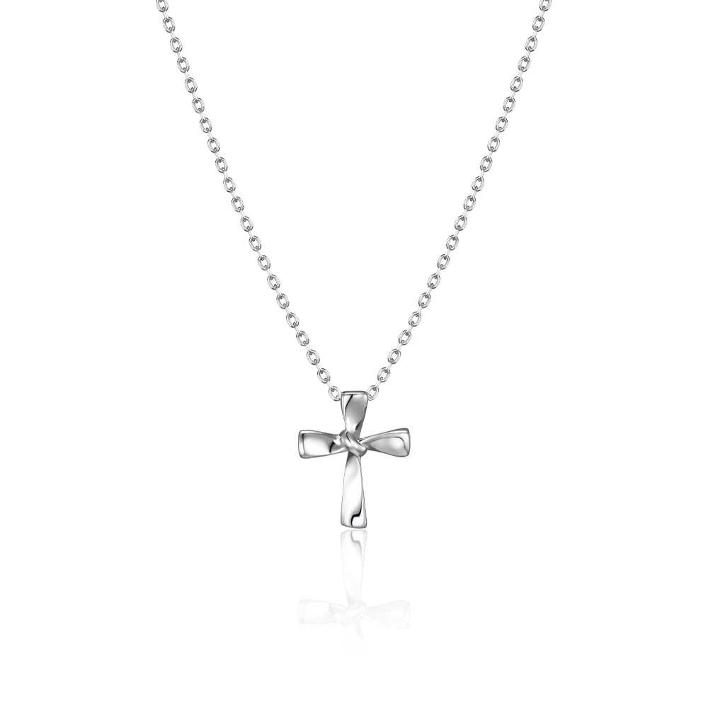 신세계인터넷면세점-바이위켄드-necklace-Bold cross necklace_silver