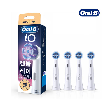 欧乐B iO 电动牙刷头 温和牙龈护理4个装(Gentle Care)