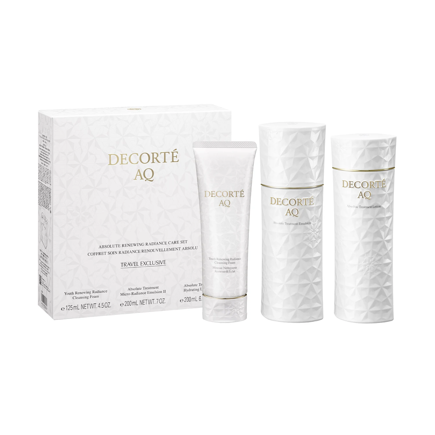 신세계인터넷면세점-데코르테-FacialCare-AQ ABSOLUTE RENEWING RADIANCE CARE SET
