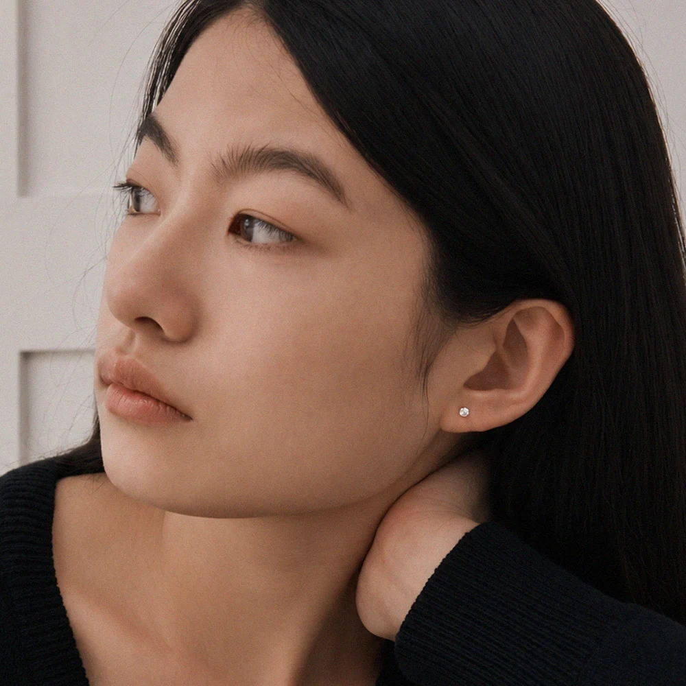 신세계인터넷면세점-밀튼 스텔리-earring-14K GOLD 3mm Cubic Earrings