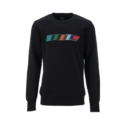 MENS SWEATSHIRT PARALLELOGRAM 블랙