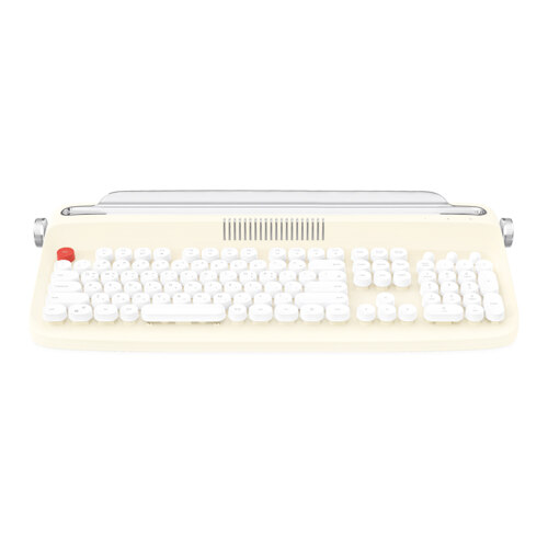 韩际新世界网上免税店-ACTTO-USB-[ACTTO] RETRO WIRELESS KEYBOARD W503 键盘 象牙白