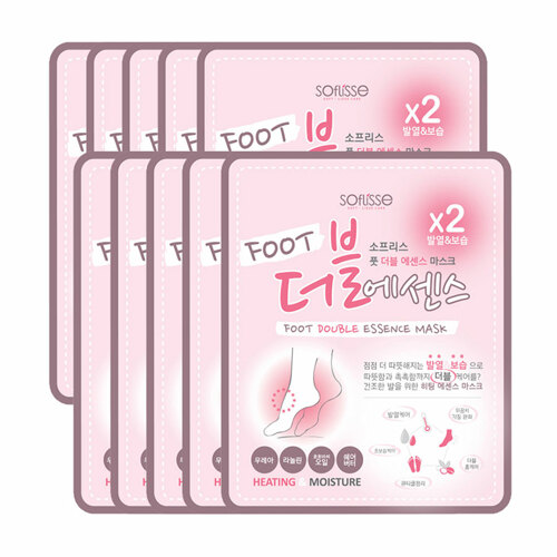韩际新世界网上免税店-SOFLISSE--Foot Double Essence Mask 足膜10片/ 手足冰凉/脚部管理