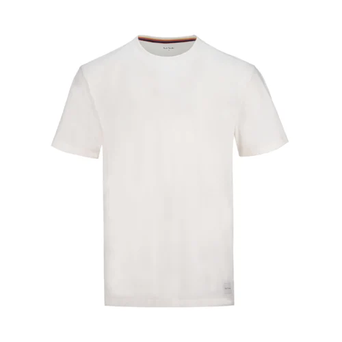 MENS T SHIRT CREW NECK_WHITE