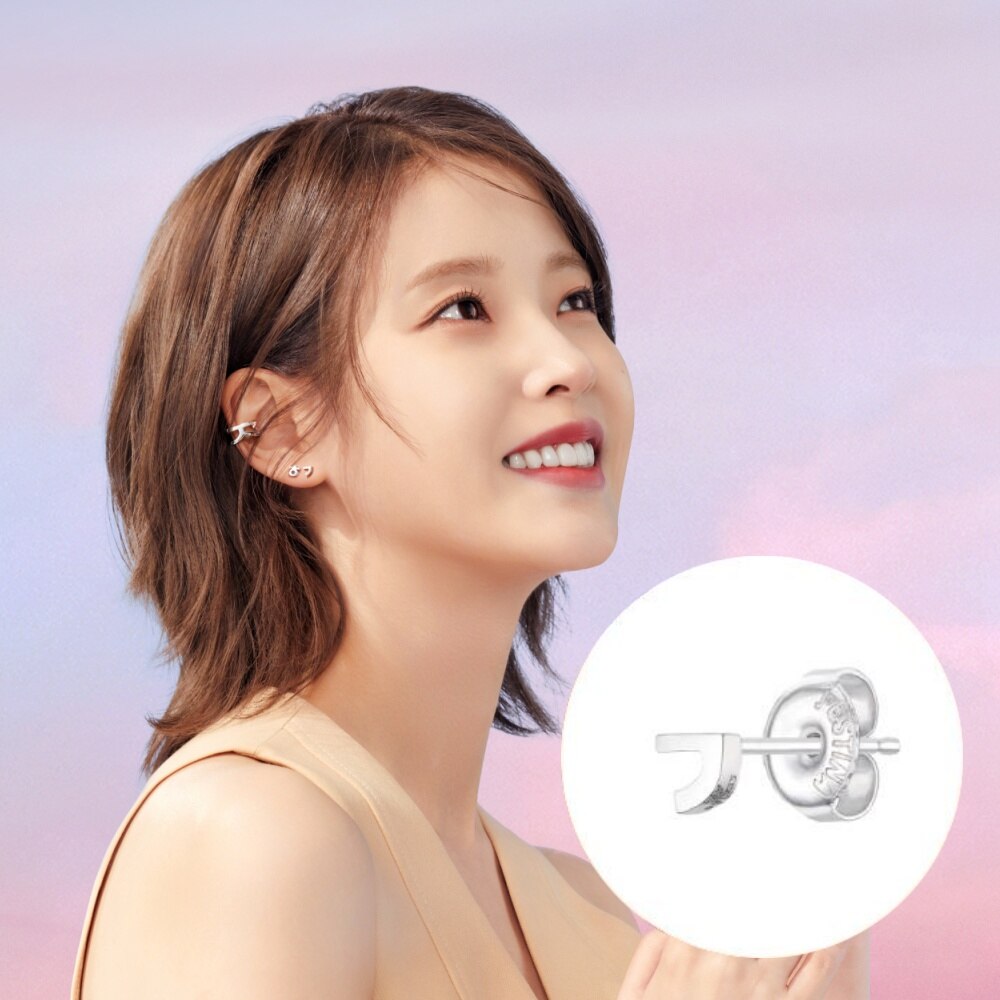 [IU同款] J.ESTINA X 首尔特别市 Silver Single Earrings 耳饰 JJADE04BF942SWP00