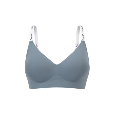 COOL FIT BRA VOLUME FIT LOGO SQUARE MUTE BLUE