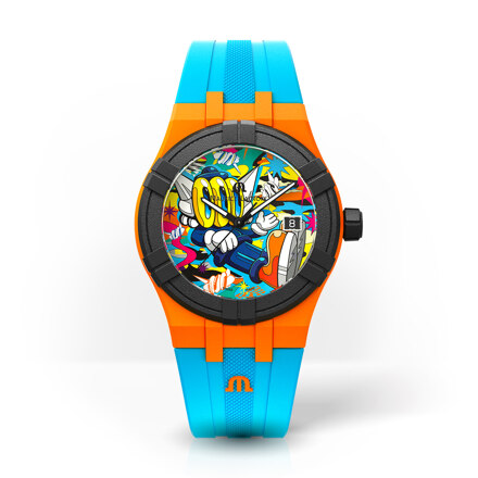 아이콘 #TIDE 데이트 쿼츠 40mm 러버밴드 AI2008-50YZA-000-0