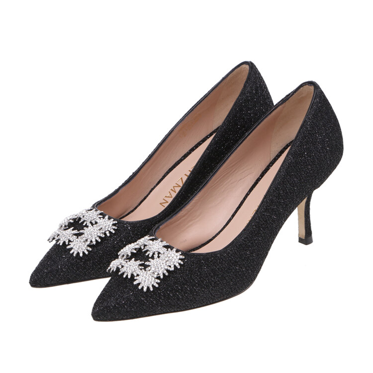 韩际新世界网上免税店-STUART WEITZMAN-鞋-KELSEY 75 BLACK NIGHT STARS 36.5/6 20SS 女鞋