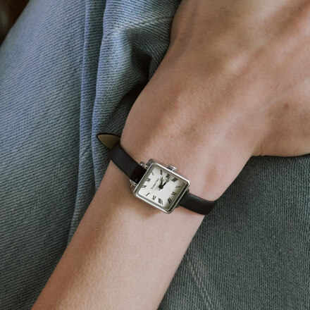 Square Leather Watch MS-164S