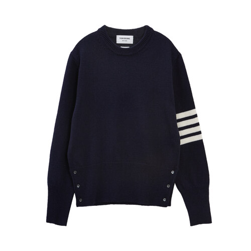 신세계인터넷면세점-BOUTIQUE S--[THOM BROWNE] 4 BAR IN SHETLAND WOOL PULLOVER NAVY