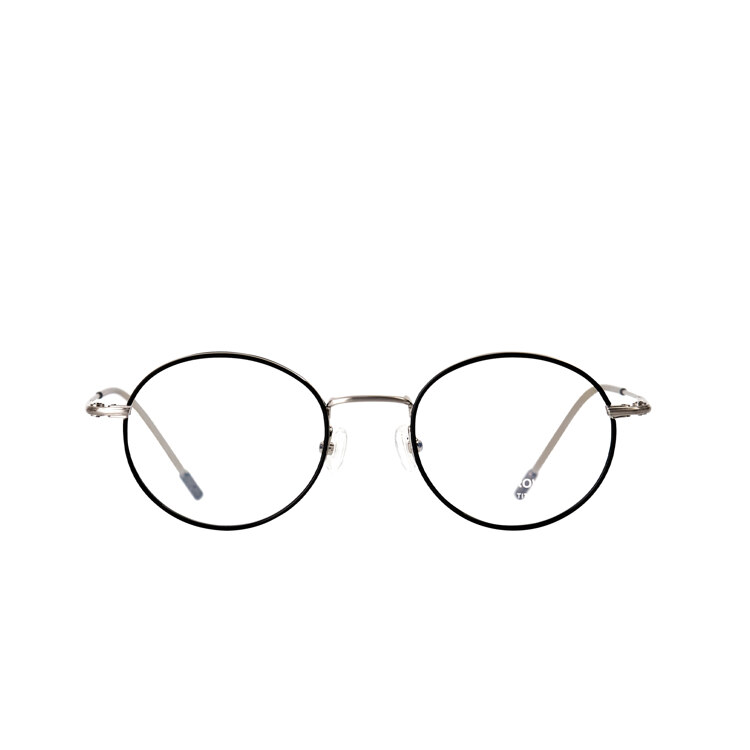 韩际新世界网上免税店-RAWROW-太阳镜眼镜-R EYE 107 INNER RIM BETA TITANIUM 48 SILVER BLACK 眼镜框