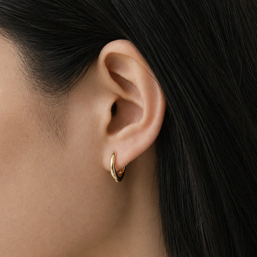 신세계인터넷면세점-밀튼 스텔리-earring-Gold oval Earrings