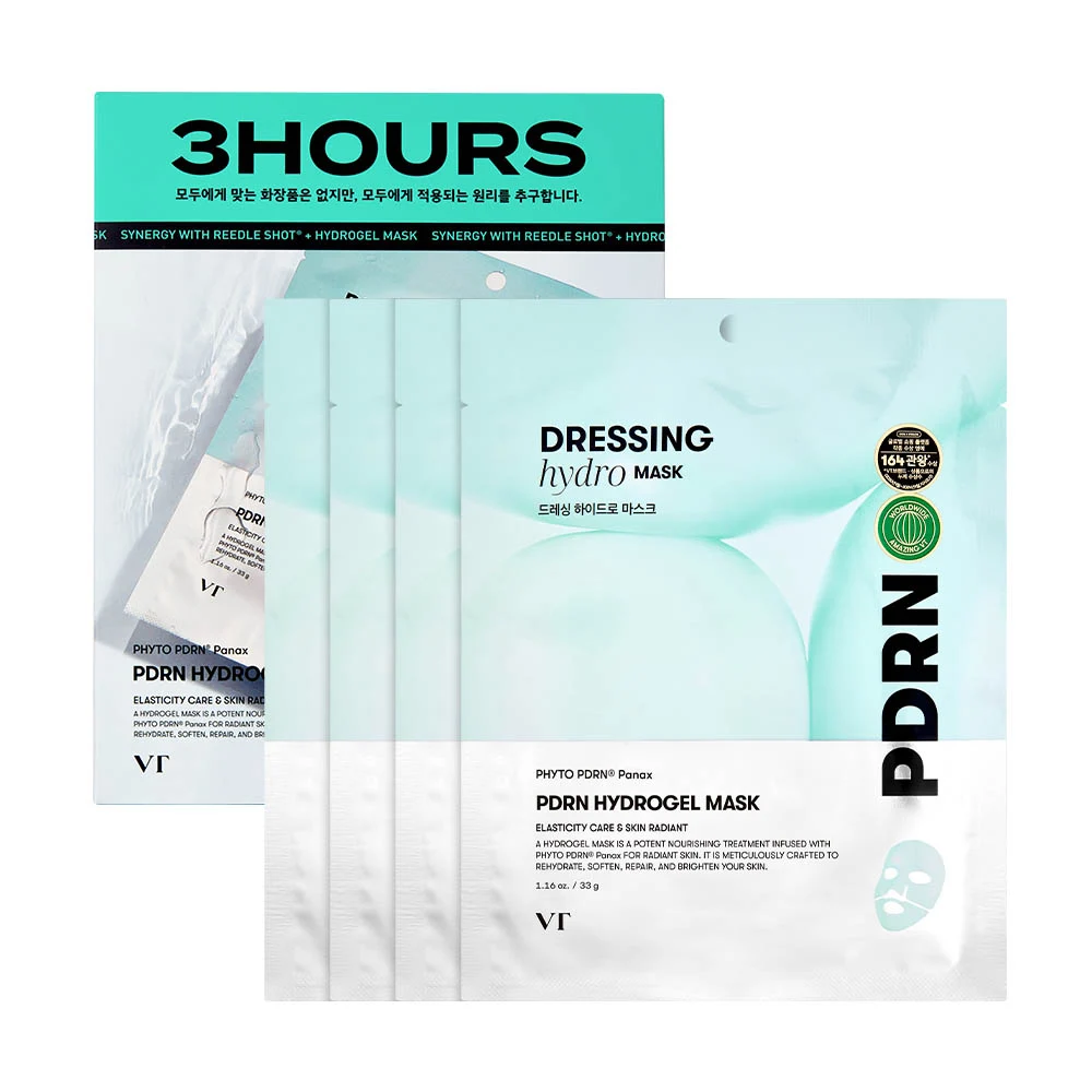 신세계인터넷면세점-브이티 코스메틱-FaceMasksTreatments-피디알엔 하이드로겔 마스크_4매입