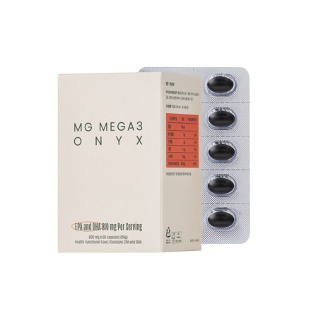 MG Mega3 Onyx 第4代 MAG Omega 3 60粒胶囊