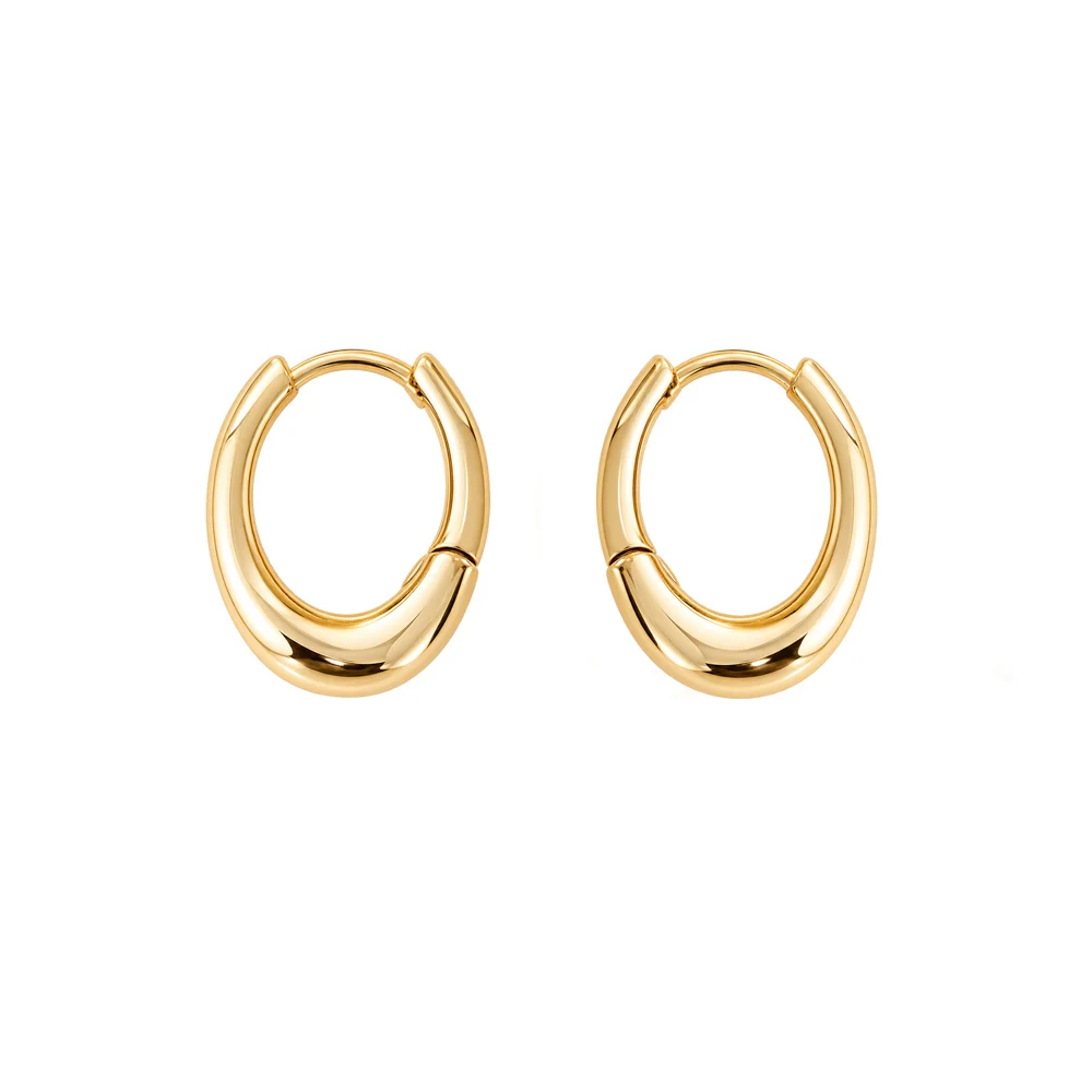 신세계인터넷면세점-밀튼 스텔리-earring-Gold oval Earrings