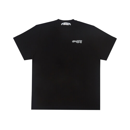 CARLOS ARROW OVER S/S TEE BLACK WHITE