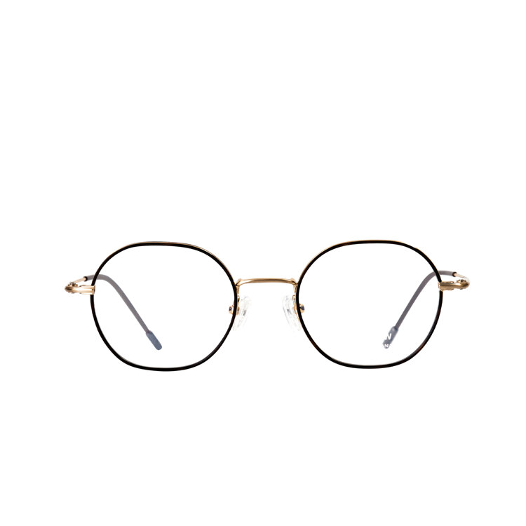 韩际新世界网上免税店-RAWROW-太阳镜眼镜-R EYE 108 INNER RIM BETA TITANIUM 49 GOLD DARK BROWN 眼镜框