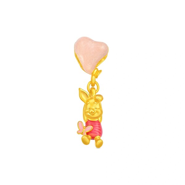 신세계인터넷면세점-주대복-bracelet-[Disney] 24K 골드 곰돌이 푸 피글렛 펜던트/참 (39782)