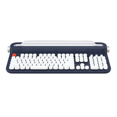 韩际新世界网上免税店-ACTTO-USB-[ACTTO] RETRO BLUETOOTH KEYBOARD B505 键盘 藏蓝