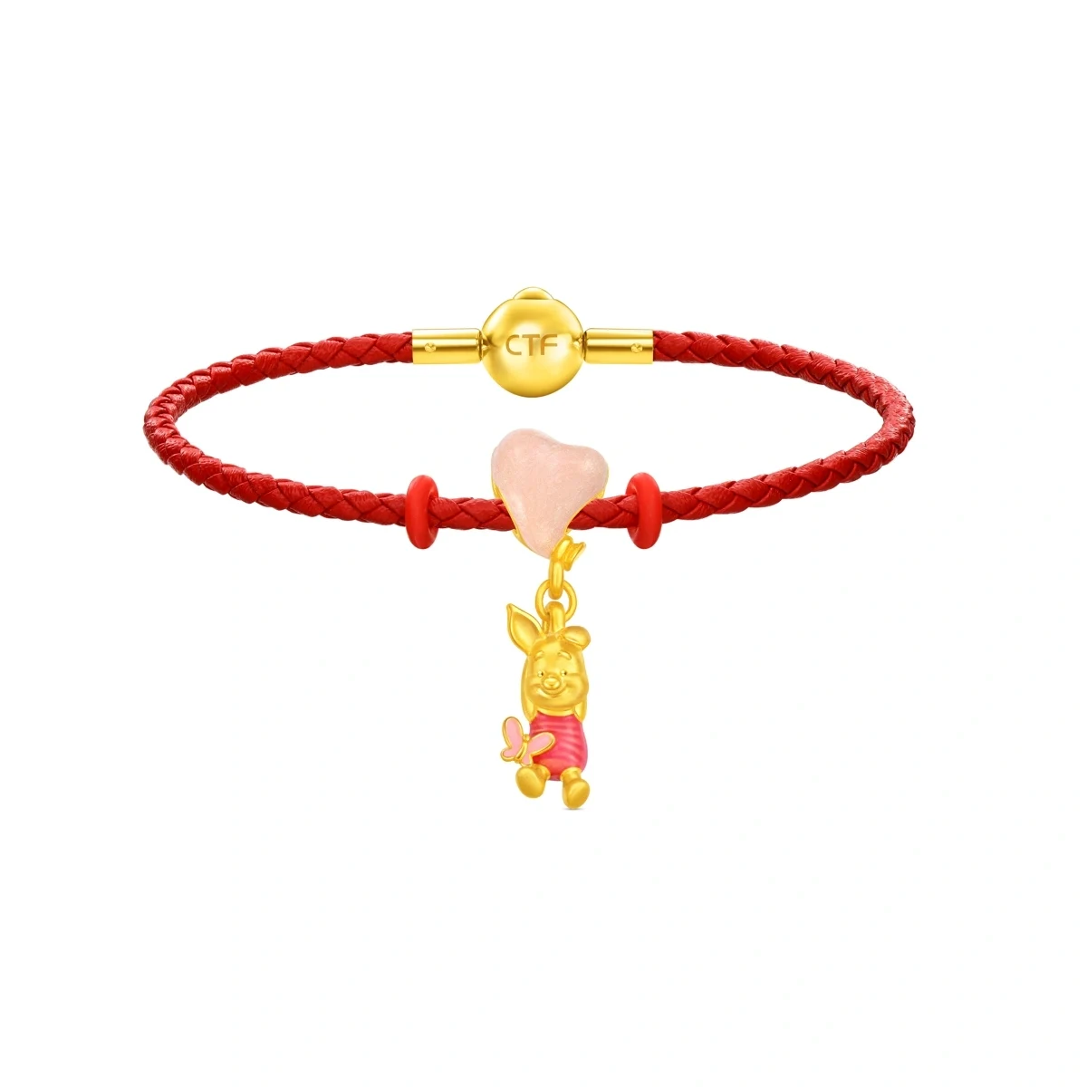 신세계인터넷면세점-주대복-bracelet-[Disney] 24K 골드 곰돌이 푸 피글렛 펜던트/참 (39782)