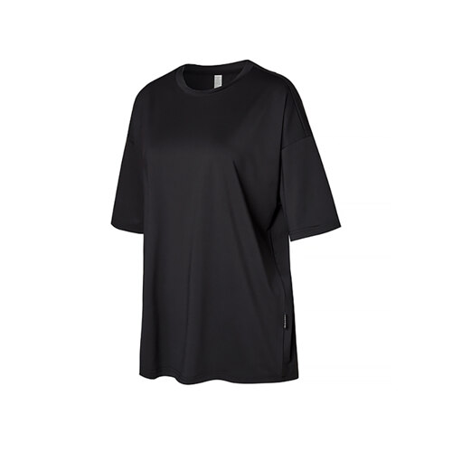 韩际新世界网上免税店-XEXYMIX-WOMENSSWIMWESR-XA5392G Ice Feather Oversized Fit T-Shirt Black F