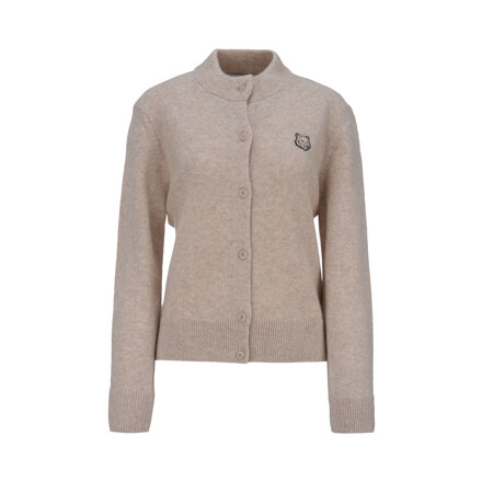 LAMBSWOOL HIGH NECK CARDIGAN