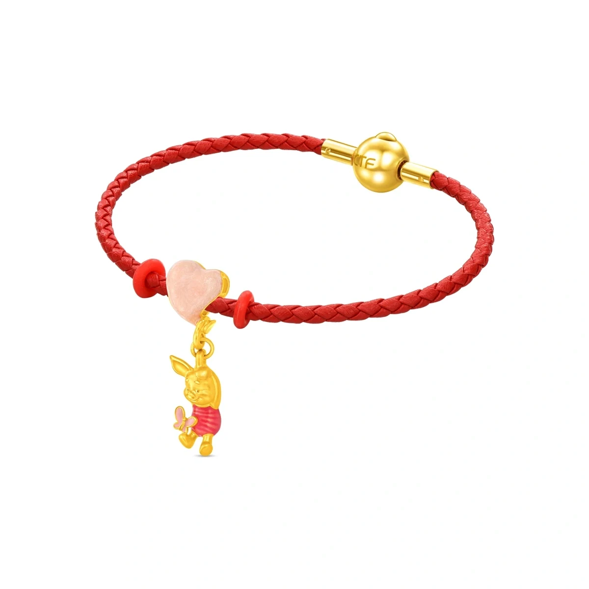 신세계인터넷면세점-주대복-bracelet-[Disney] 24K 골드 곰돌이 푸 피글렛 펜던트/참 (39782)