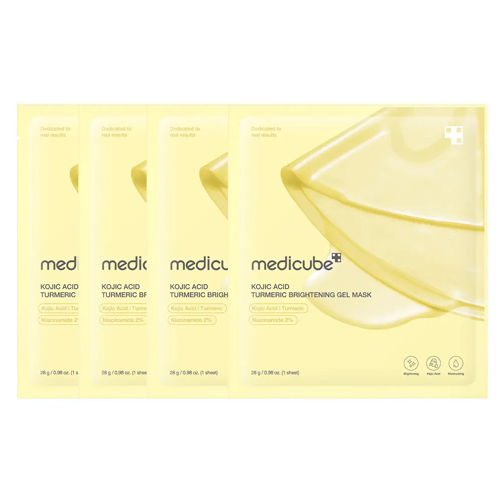 신세계인터넷면세점-메디큐브-FaceMasksTreatments-코직애씨드 터메릭 미백 겔마스크_4매입