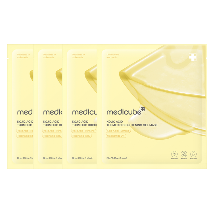 Kojic Acid Turmeric Brightening Gel Mask (Pack of 4)