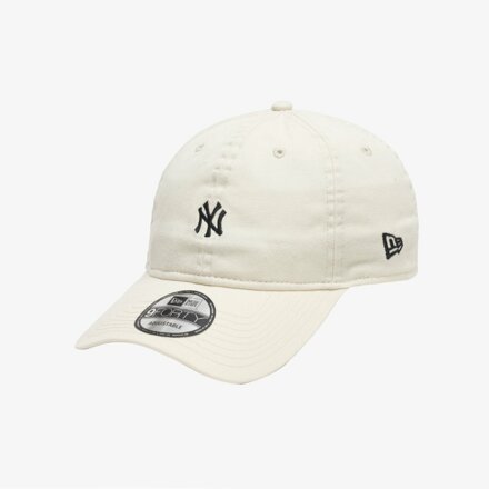 940 MLB Washed Mini Logo New York Yankees Unstructured Ball Cap Cream 棒球帽