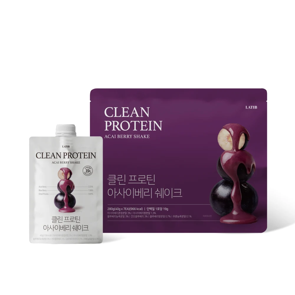 신세계인터넷면세점-라티브-클린 프로틴 아사이베리 쉐이크 7포