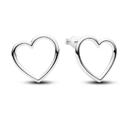 FRONT-FACING HEART 耳钉