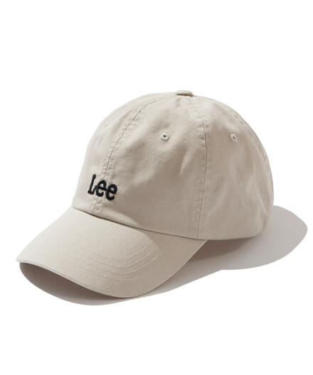 LE2501CA01BE00F Small Twitch Logo Cotton Curve Ball Cap_Beige