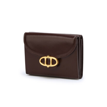 Burgundy Bottalato Tri-Fold Wallet