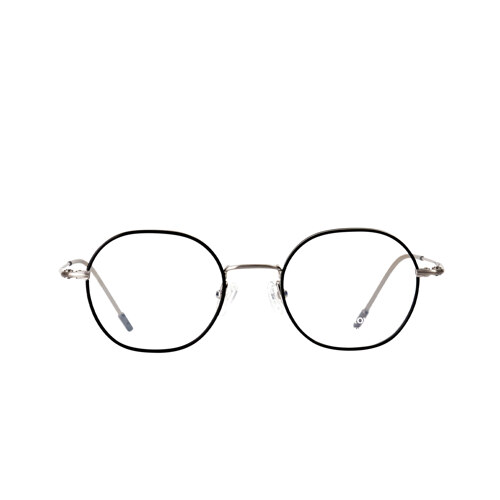 韩际新世界网上免税店-RAWROW-太阳镜眼镜-R EYE 108 INNER RIM BETA TITANIUM 49 SILVER BLACK 眼镜框