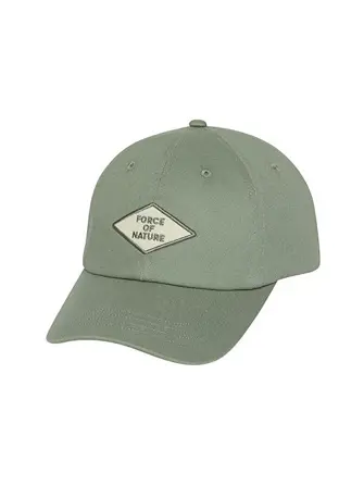 Diamond Slogan Ball Cap_Olive - 帽子