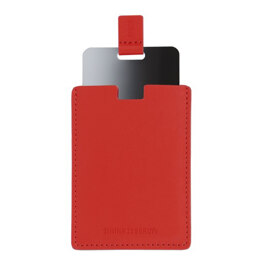 Card Holder with Mirror (Red)