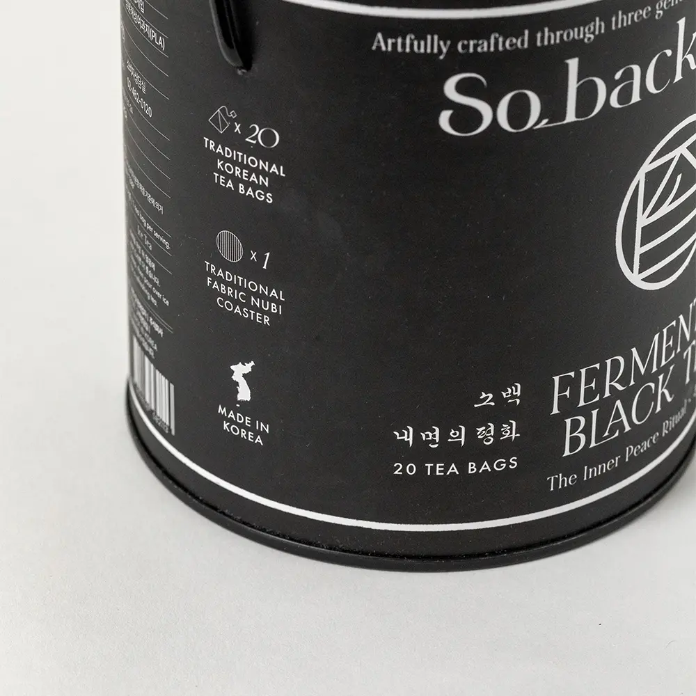 신세계인터넷면세점-소백-tea-소백 더 이너 피스 리추얼(한국산 유기농 발효차 20개 티백&누비 코스터 1개)