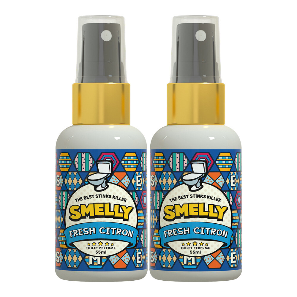 Toilet Perfume Duo Fresh Citron 55ml * 2 - SMELLY - 美妆| 韩际新世界免税店