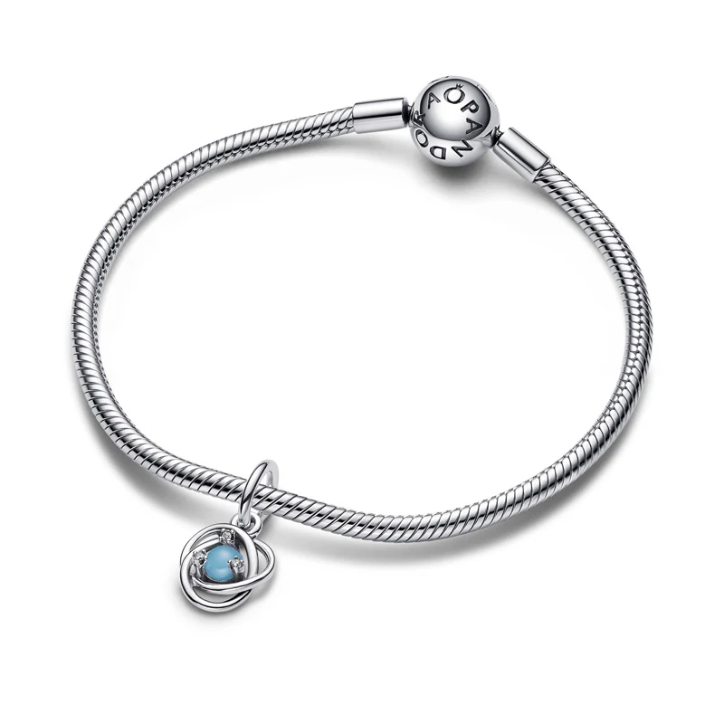 신세계인터넷면세점-판도라-bracelet-터키 블루 이터니티 서클 댕글 참