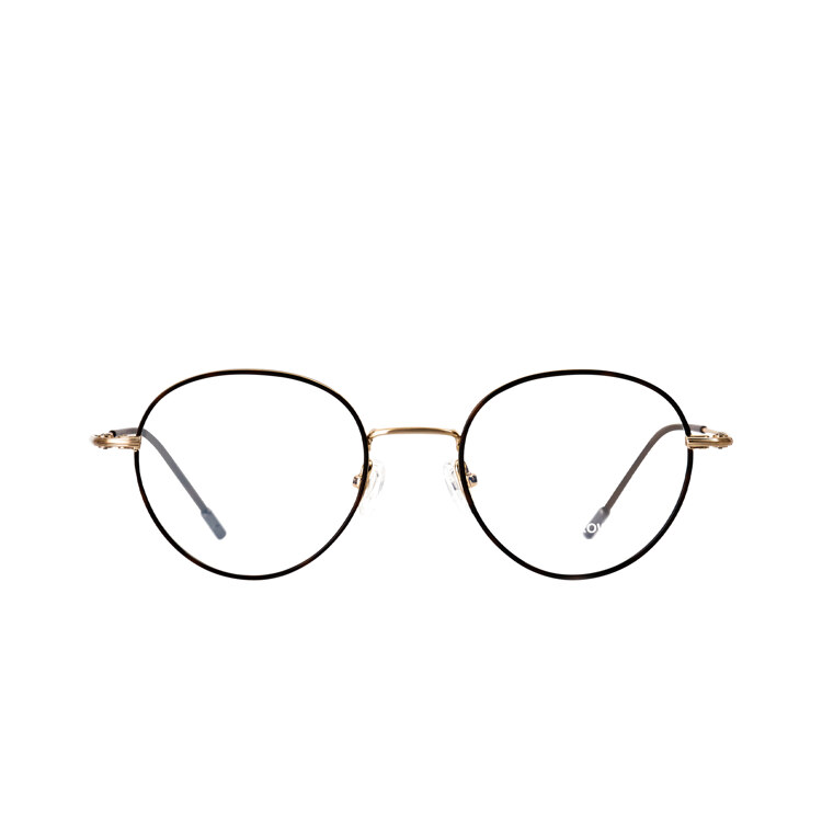韩际新世界网上免税店-RAWROW-太阳镜眼镜-R EYE 109 INNER RIM BETA TITANIUM 51 GOLD DARK BROWN 眼镜框