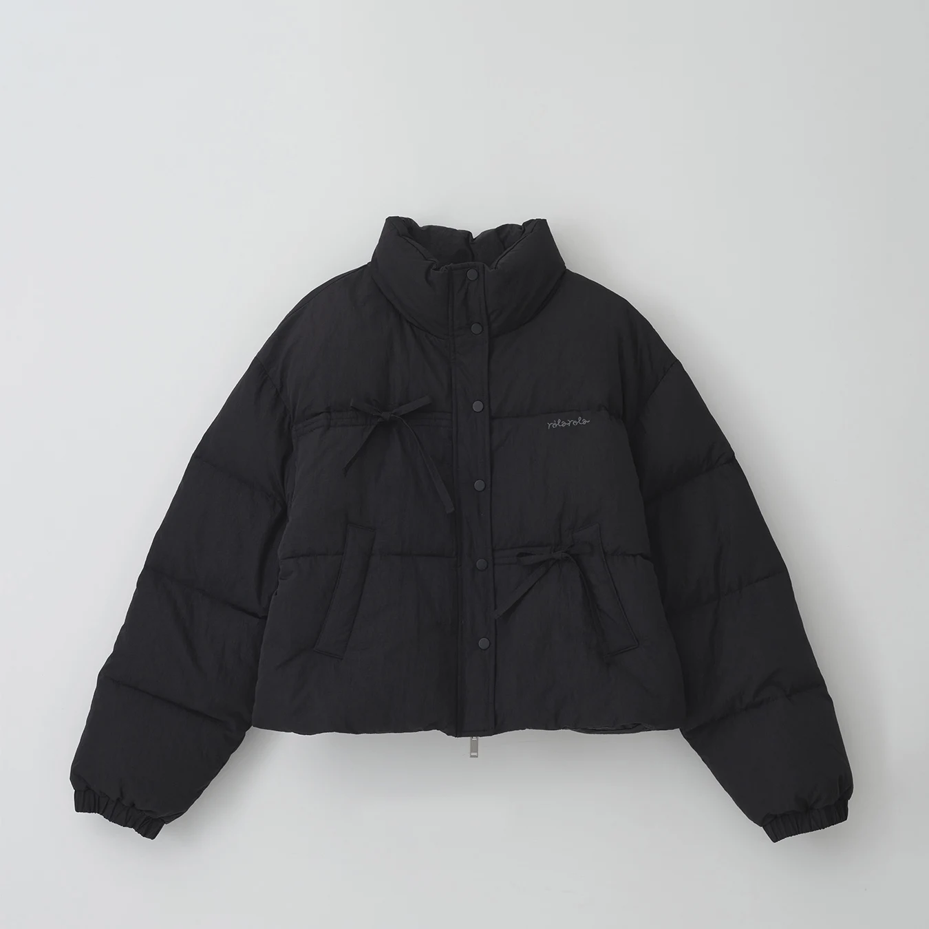 RIBBON WELLON PADDING BLACK FREE - 로라로라 - 패션 | 신세계면세점