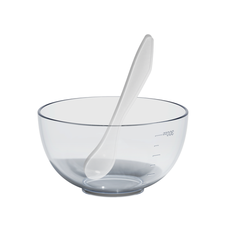 Modeling Pack Bowl & Spatula Set - 护肤工具套装